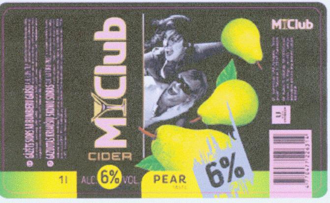 Prekės ženklas: MY Club CIDER PEAR